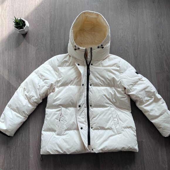 Sanctuary White "Puffer-Up" Premium Down Parka Puffer Coat - Picture 2 of 15